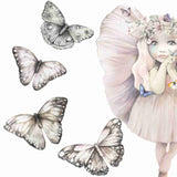 Flutterby fairy decal